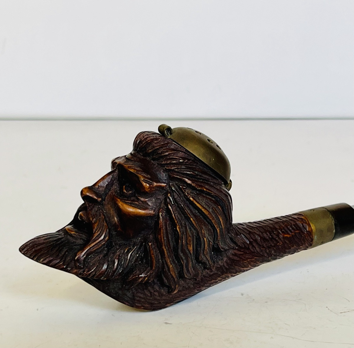 Carved Wooden Pipe-photo-3